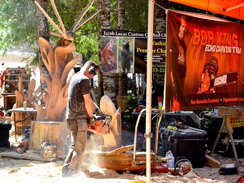 Chainsaw Art Festival McKenzie River